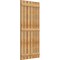 Ekena Millwork Spaced Board-n-Batten Shutters, Rough Sawn Western Red Cedar, 34 3/4W x 73H, PR RBS06S35X073RWR - alternate 3